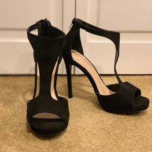 Suede Black Heels🖤
